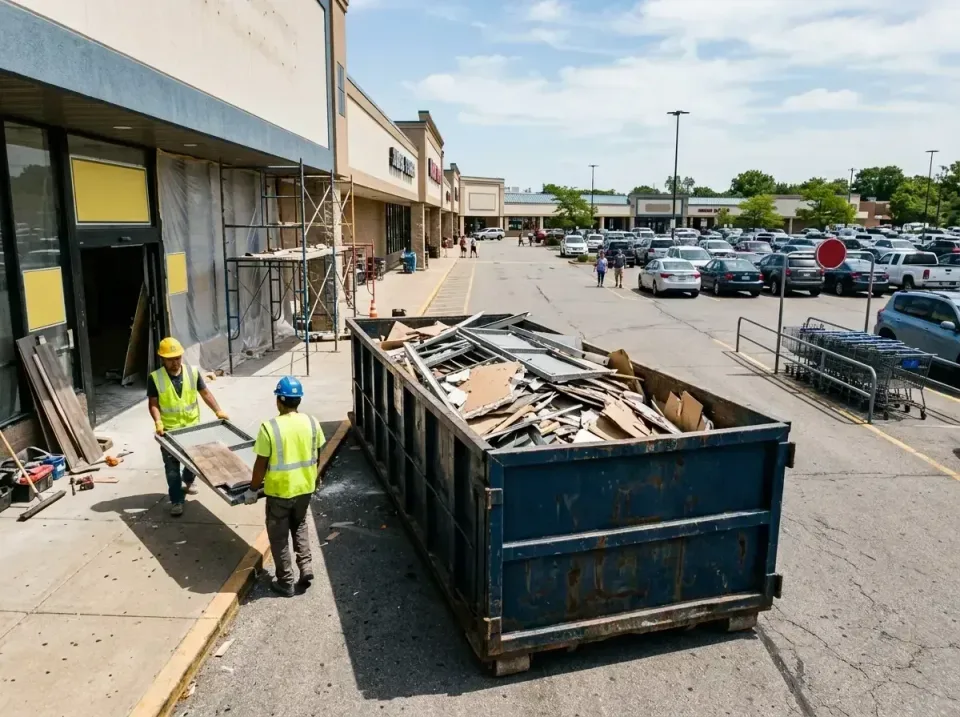 retail-store-renovation-debris-003 — frequently asked questions, Roll-off Dumpster Rentals in Council Bluffs, IA